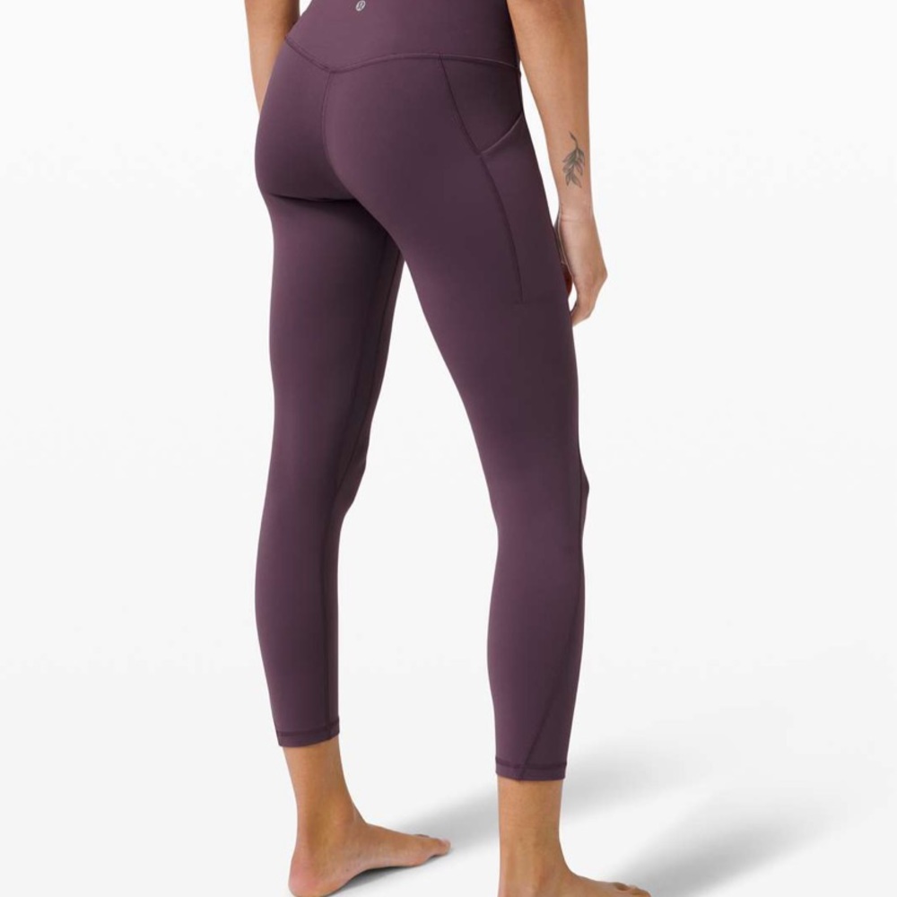 Grape align with pockets lululemon leggings